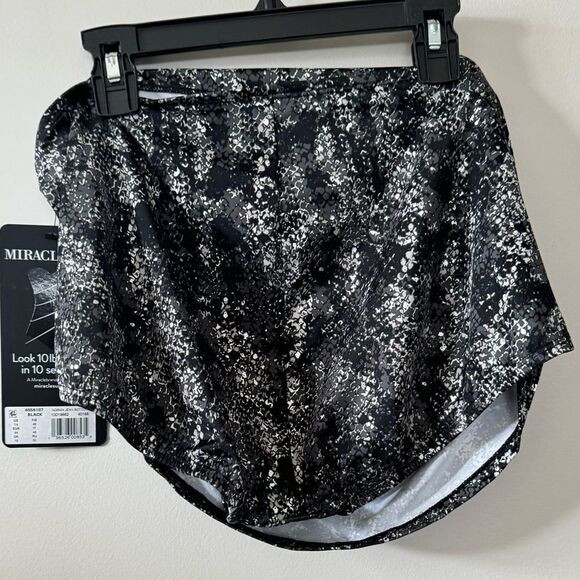 MIRACLESUIT Women's Dragonstone Norma Jean Shirred Tummy-Control Swim Bottoms - Picture 8 of 10